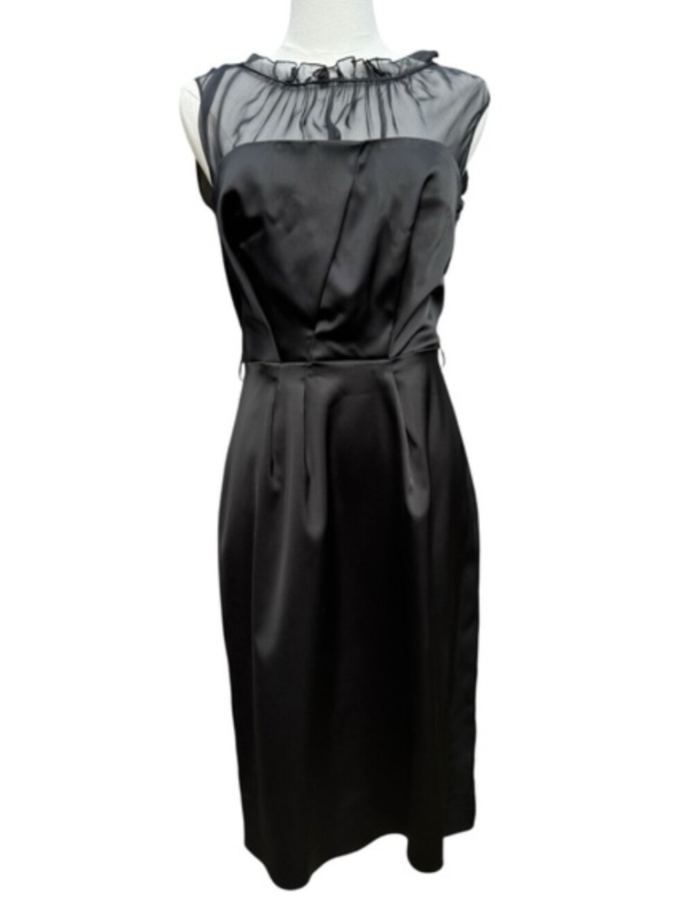 Philosophy Di Alberta Ferretti Black Sleeveless Sheath Dress